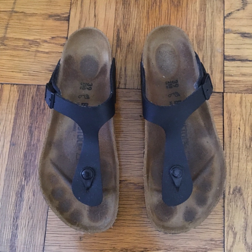 Birkenstock Gizeh Sandals size 39 black